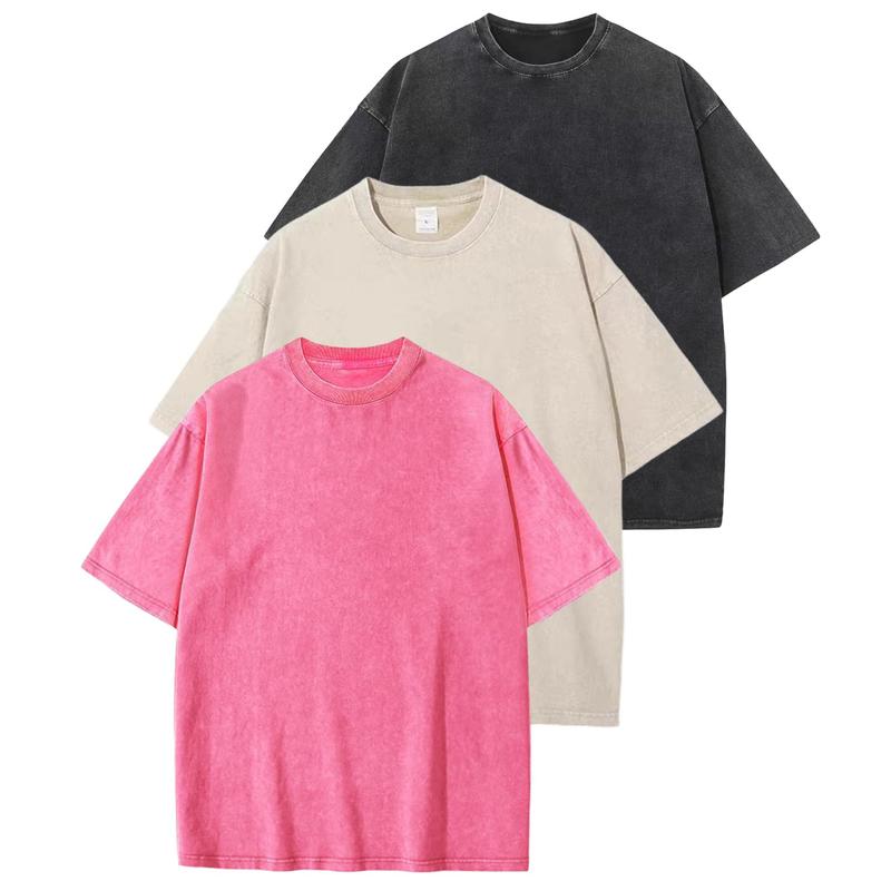 HOLLIE™ - Casual Crew Neck Loose Fit T-Shirt (3-Pack)