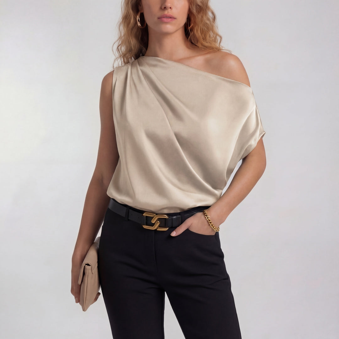 CAMILLA™ – Chic Casual One Shoulder Blouse